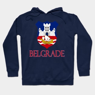 Belgrade, Serbia  - Coat of Arms Design Hoodie